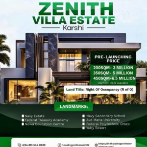 Zenith Villa Estate at  Karshi