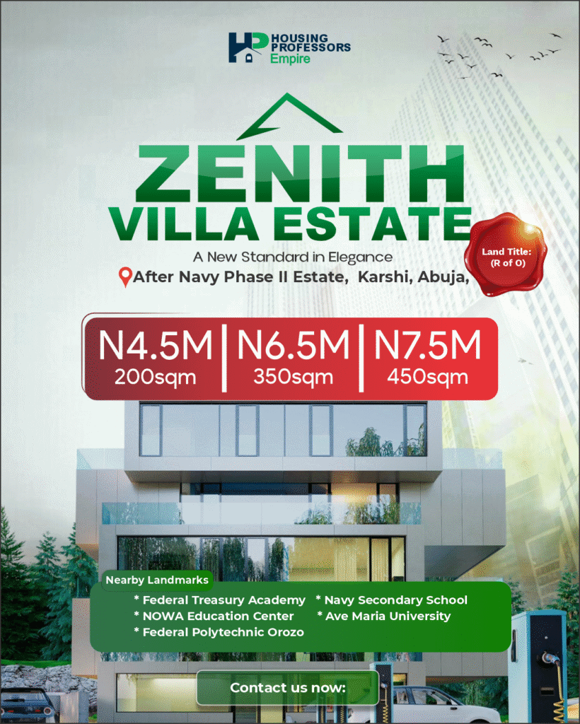 Zenith villa1 price increase TheHousingProfessorEmpire